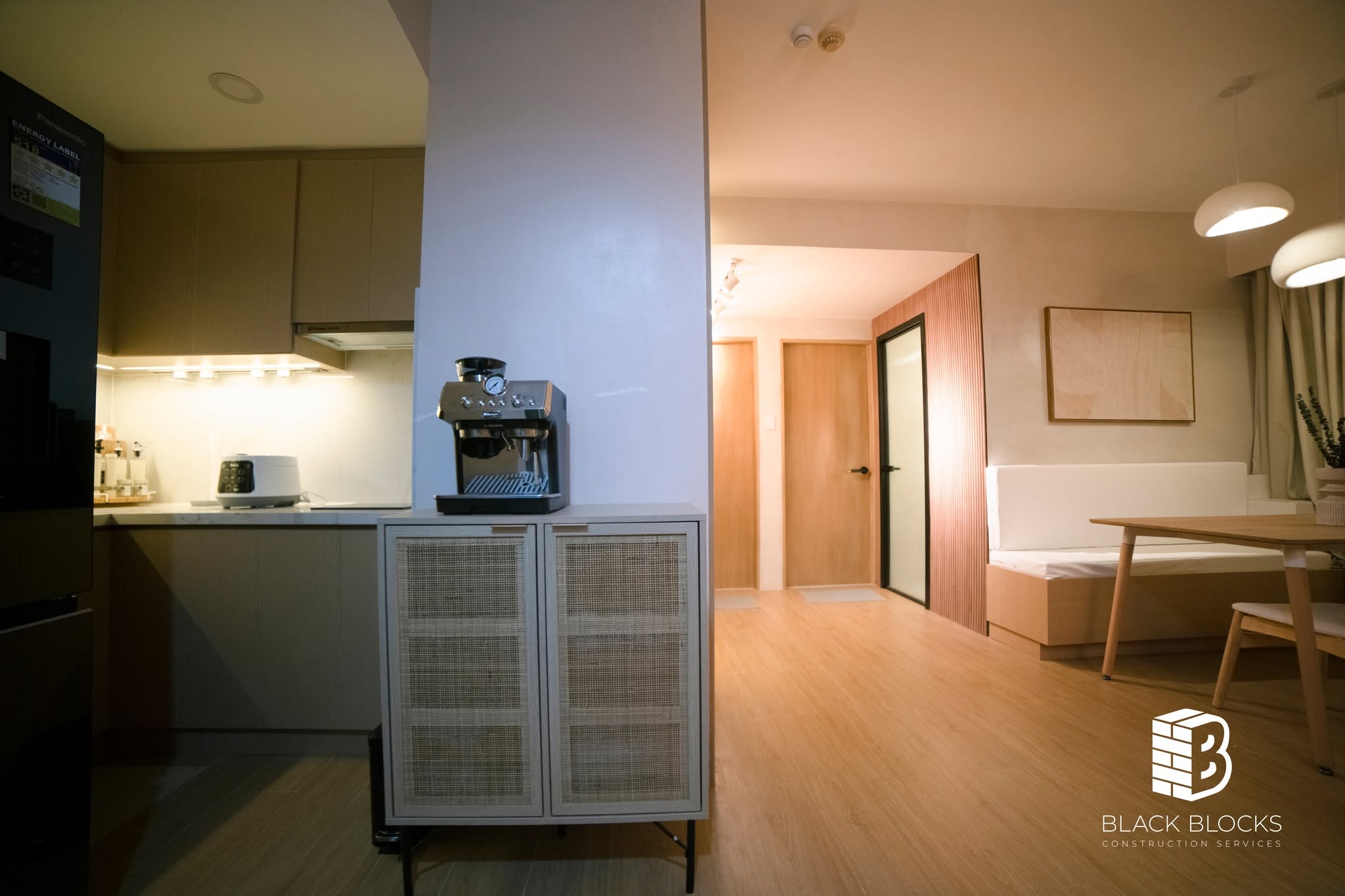 Turned-over condo unit interior at Grand Residences by Black Blocks