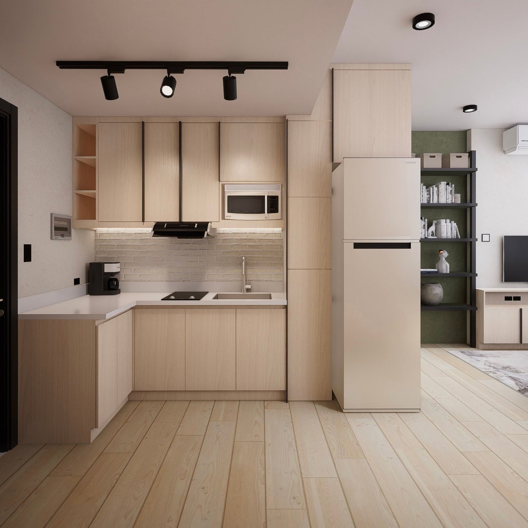 Custom kitchen cabinetry and interior finishing by Black Blocks